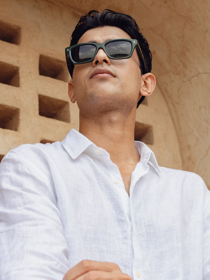 Solid White Linen Shirt | Kingdom Of White at Broadway