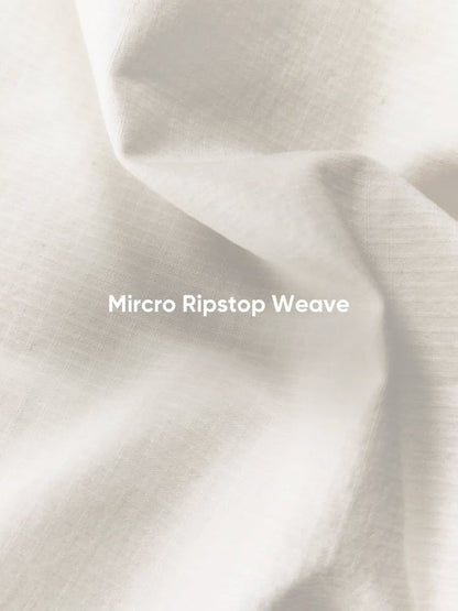 White Solid Cargo Shorts