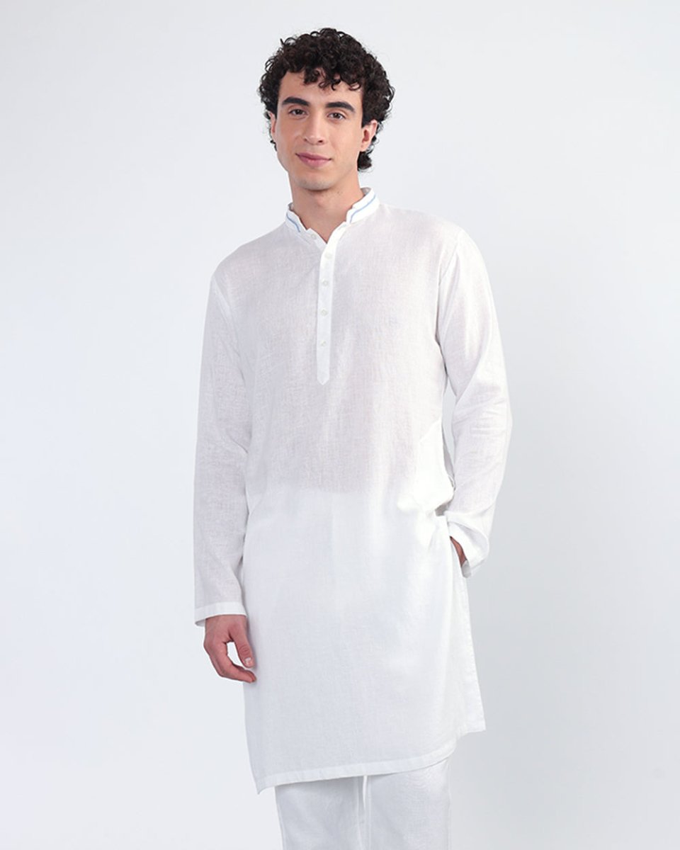 Vidur Lyocell Linen Kurta