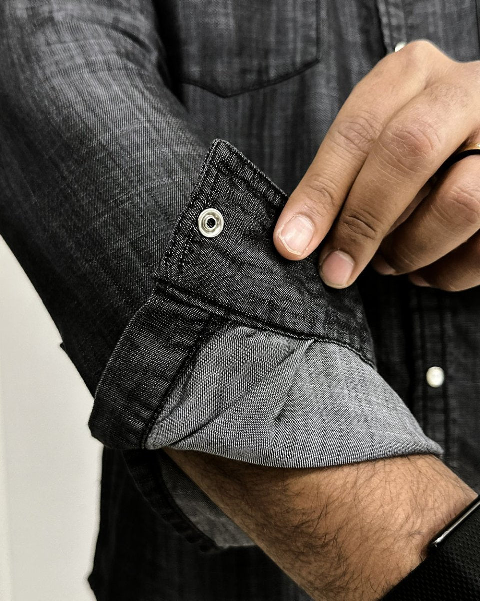 Carbon 100% Tencel Black Shirt