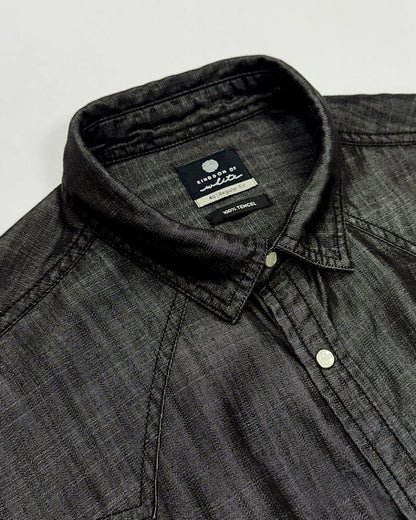 Carbon 100% Tencel Black Shirt
