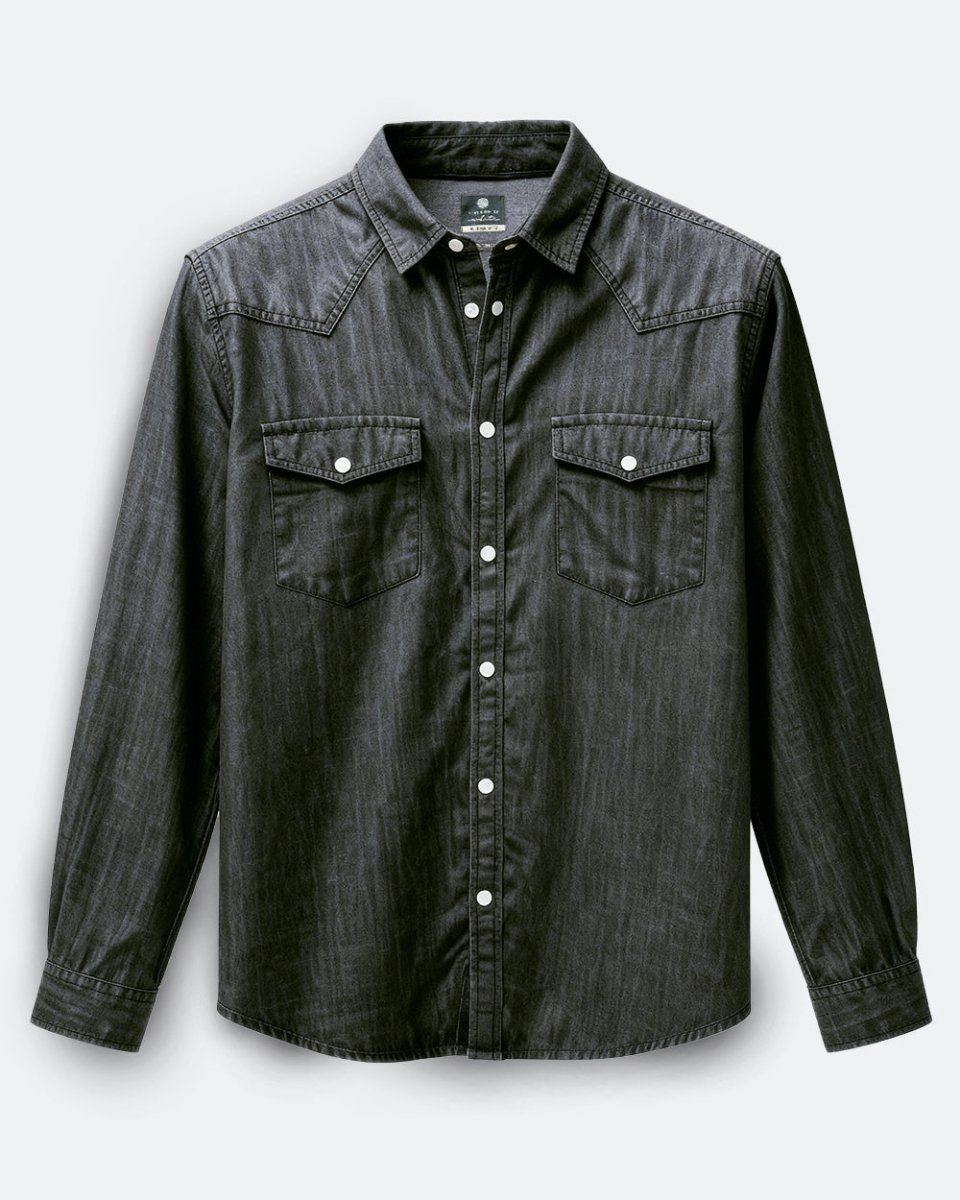 Carbon 100% Tencel Black Shirt
