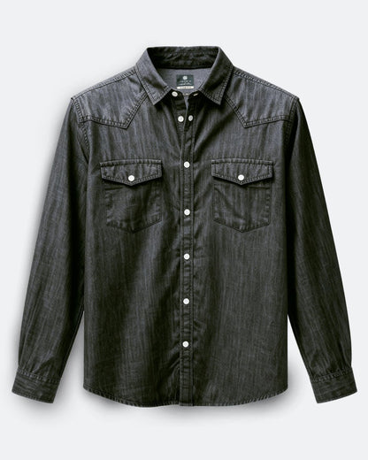 Carbon 100% Tencel Black Shirt