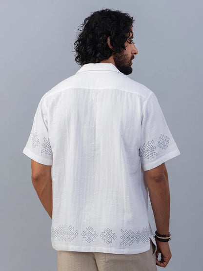 Mykonos 100% Cotton Printed Shirt