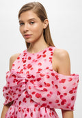 PINK SILK BRUNCH DRESS | De Novoo at Broadway