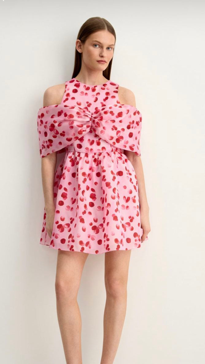 PINK SILK BRUNCH DRESS | De Novoo at Broadway