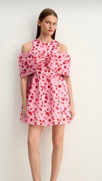 PINK SILK BRUNCH DRESS | De Novoo at Broadway