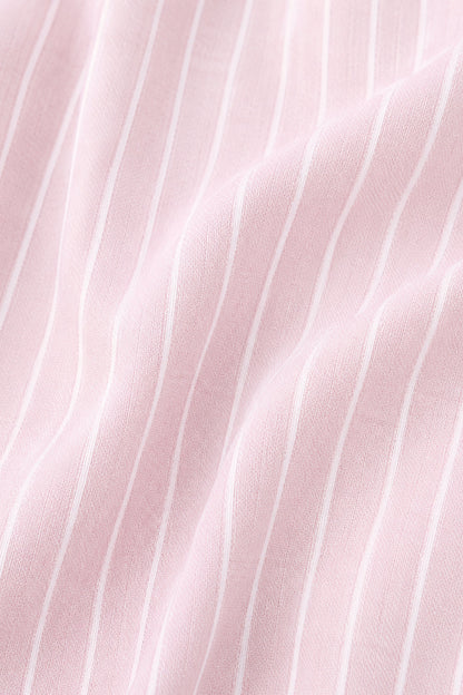 Airy Stripe Linen Cotton Blend Shirt