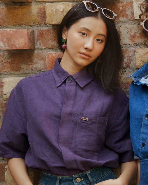 RWDY BREEZE SHIRT | DEEP PLUM