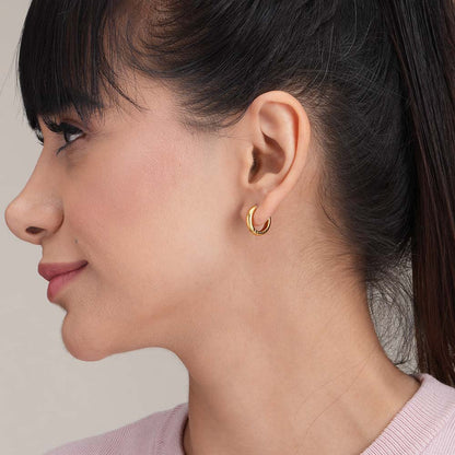 Classic Textured Hoops
