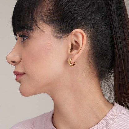 Classic Textured Hoops