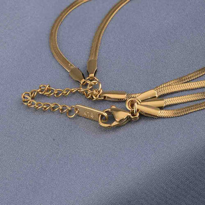 Multi-Stand Gold Necklace