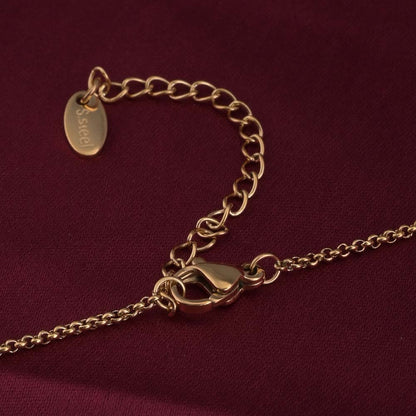 InterLock Gold Chain Necklace