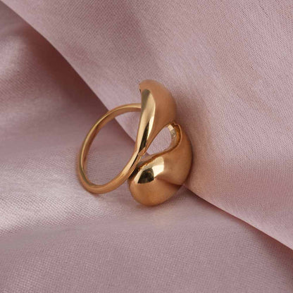 Gold Plated Adjustable Finger ring