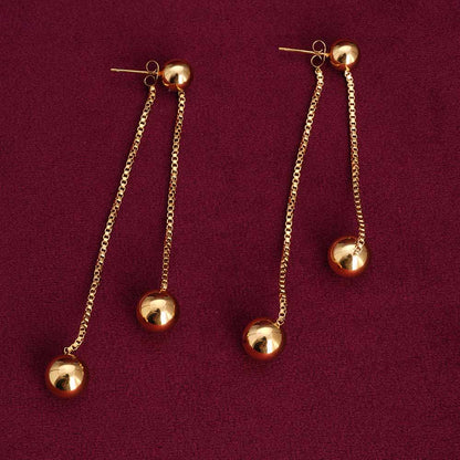 Front Rear Dangle Earrings