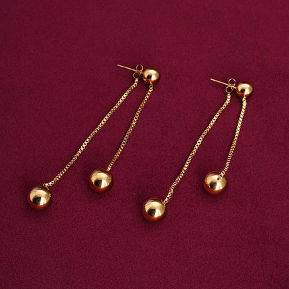 Front Rear Dangle Earrings