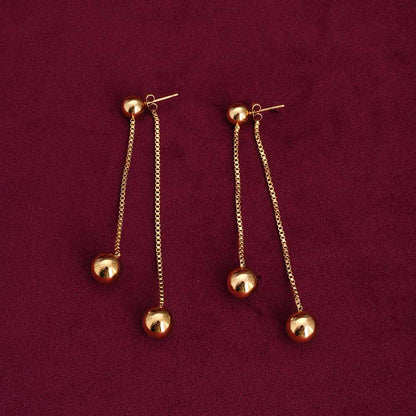 Front Rear Dangle Earrings