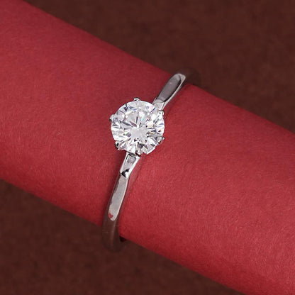 Solitaire Beauty 925 Silver Ring