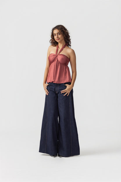 Halter Knot Top
