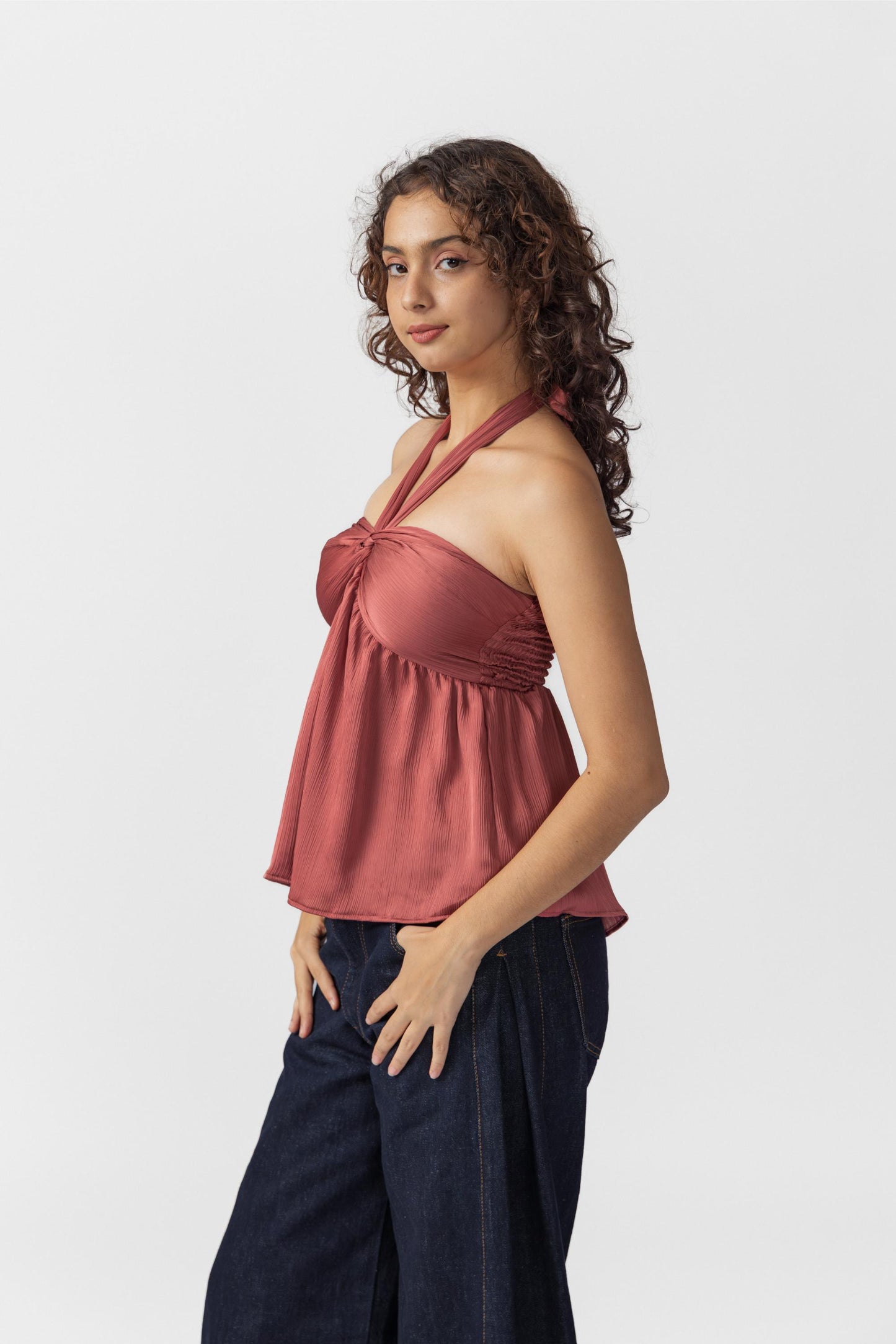 Halter Knot Top