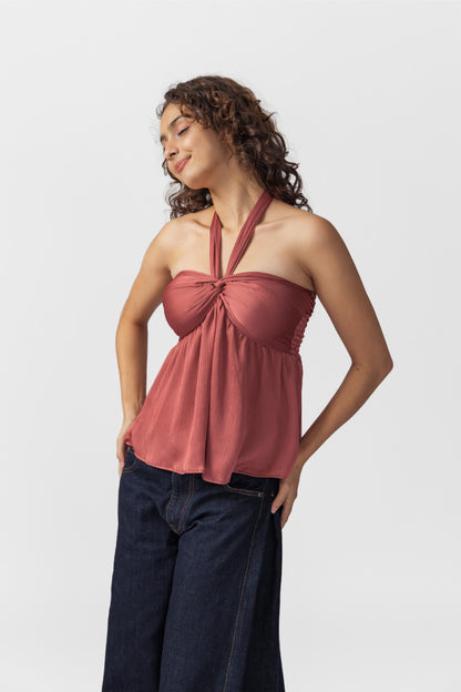 Halter Knot Top