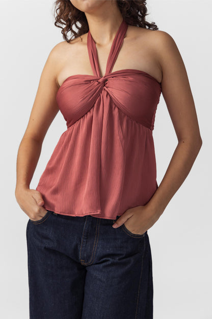 Halter Knot Top