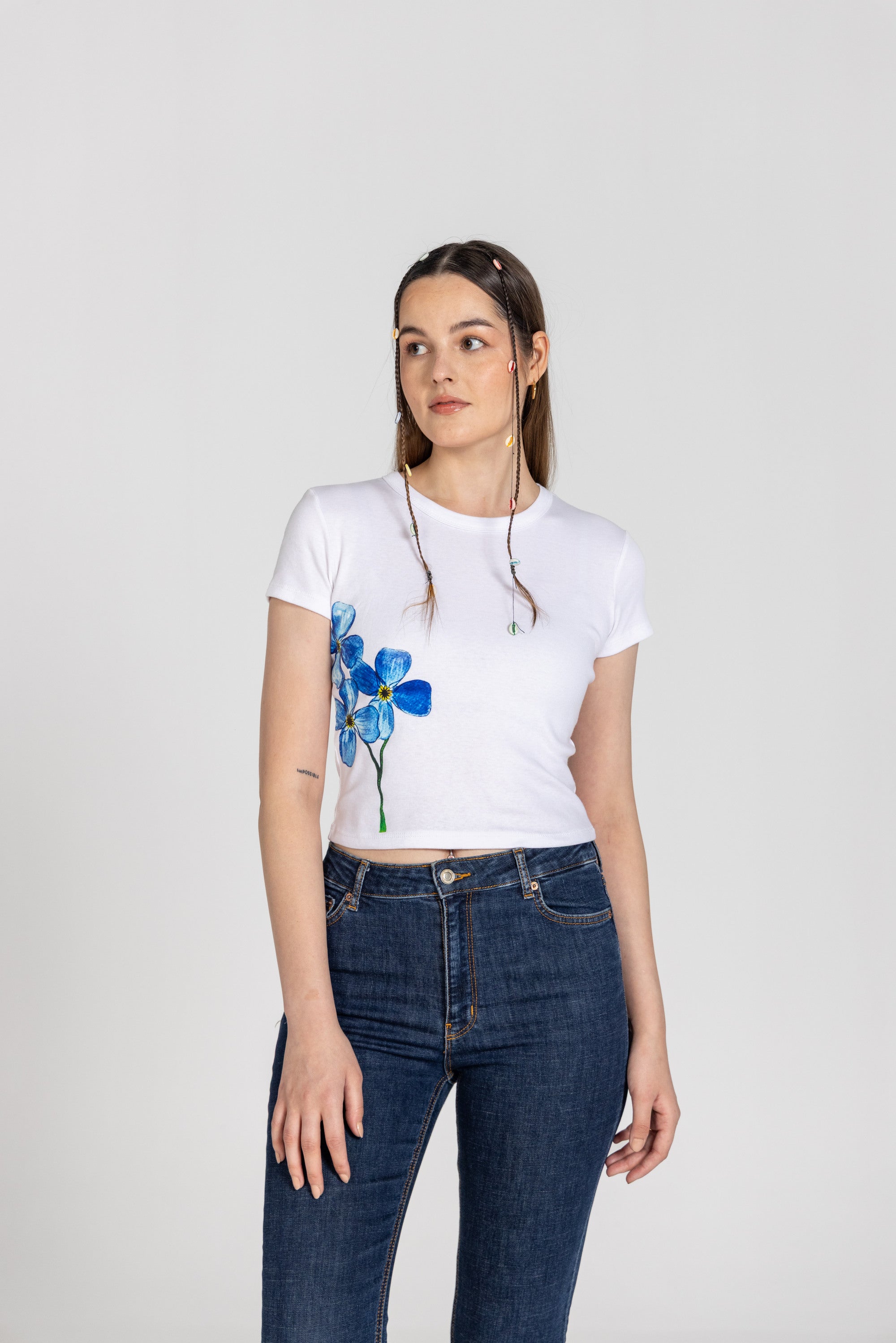 SHORT TEE HIMALAYAN POPPY | Past Modern at Broadway