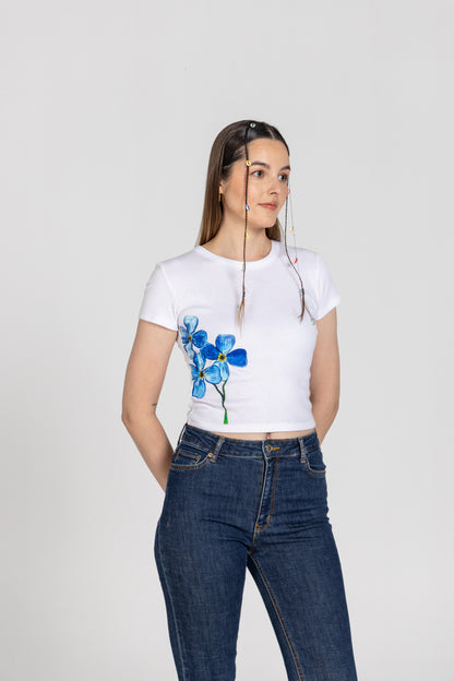 SHORT TEE HIMALAYAN POPPY