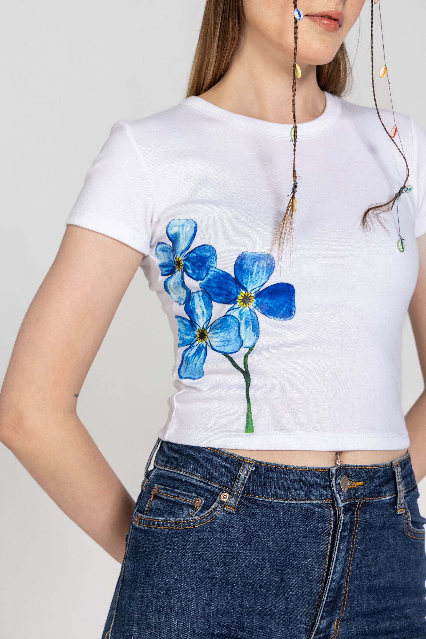 SHORT TEE HIMALAYAN POPPY