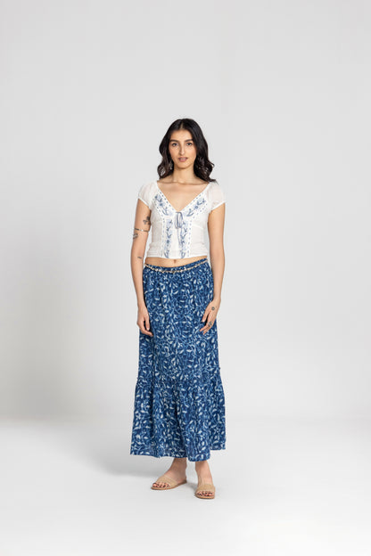 Floral Embroidery Top