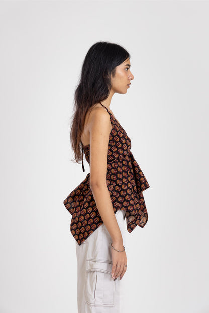 Halter Top With Necktie