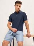 Men's Solid Slim Fit Performance Polo POL-DIARO-BL | Bear House at Broadway