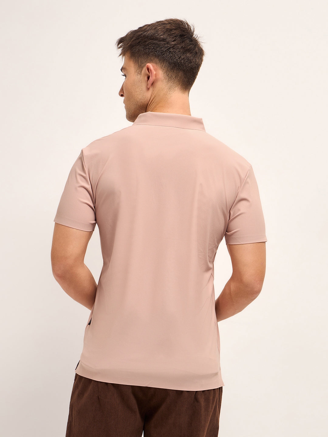 Men's Solid Slim Fit Quick Dry Performance Polo POL-FERNOA-PK