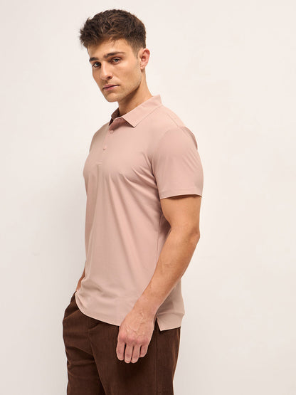 Men's Solid Slim Fit Quick Dry Performance Polo POL-FERNOA-PK