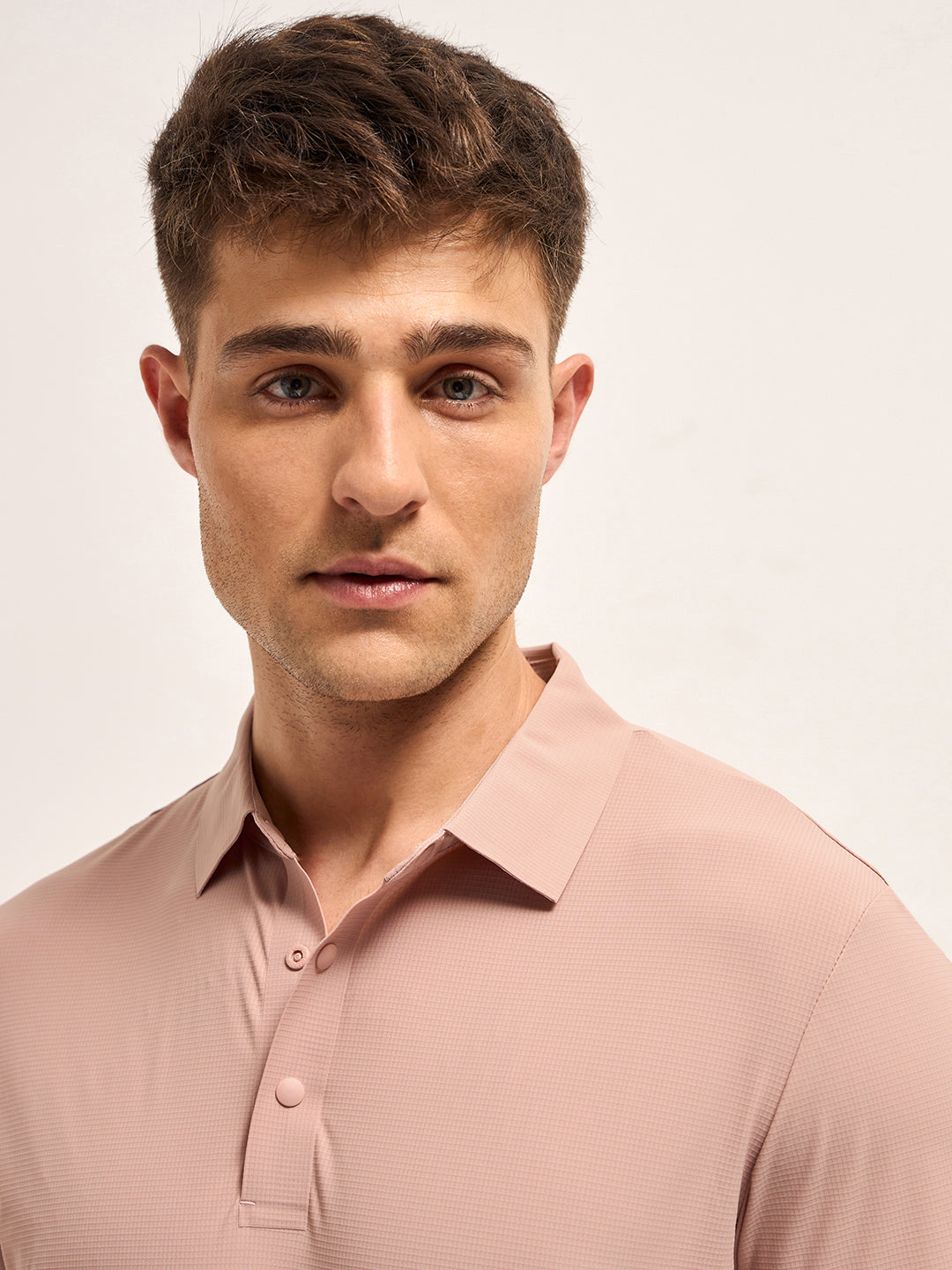 Men's Solid Slim Fit Quick Dry Performance Polo POL-FERNOA-PK