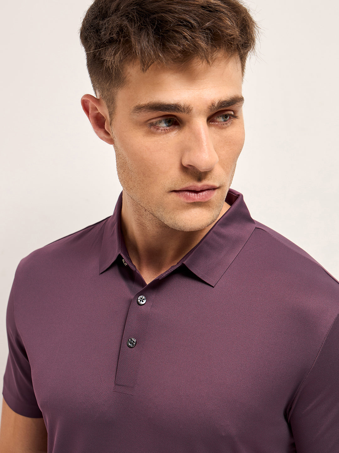 Men's Solid Slim Fit Performance Polo POL-HAMKO-PL