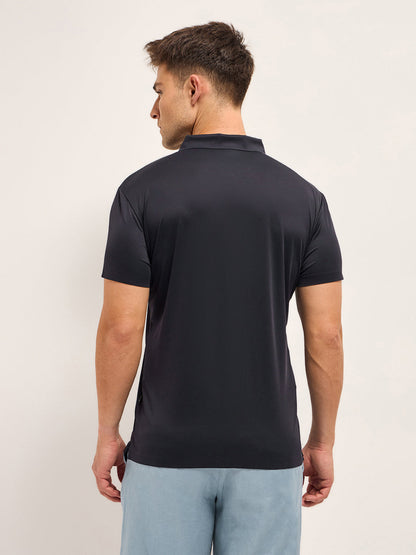 Men's Solid Slim Fit Performance Polo POL-KILEDO-BL