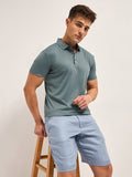 Men's Solid Slim Fit Performance Polo | Bear House at Broadway