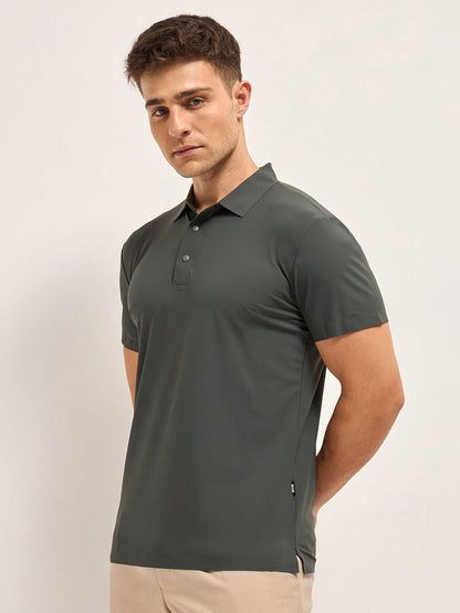 Men's Solid Quick Dry Slim Fit Performance Polo POL-REFREN-TL