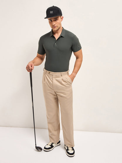 Men's Solid Quick Dry Slim Fit Performance Polo POL-REFREN-TL