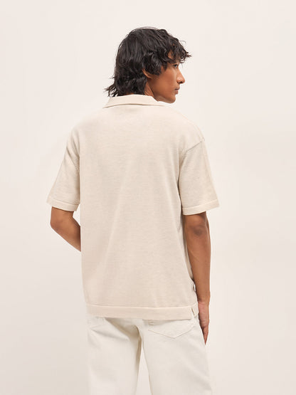 Men Solid Cotton Relaxed Fit Polo POL-SORAM-CR