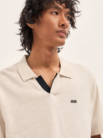 Men Solid Cotton Relaxed Fit Polo POL-SORAM-CR