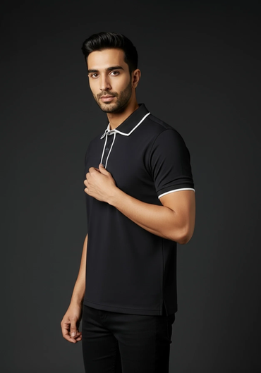 The Velvet Hour Liquid Polo Black