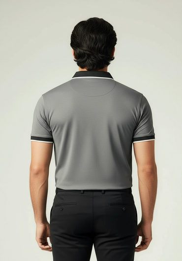 The Velvet Hour Liquid Polo grey