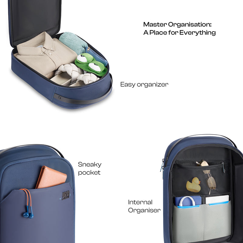 Downtown Workpack -Blue-Large | Urban Jungle at Broadway