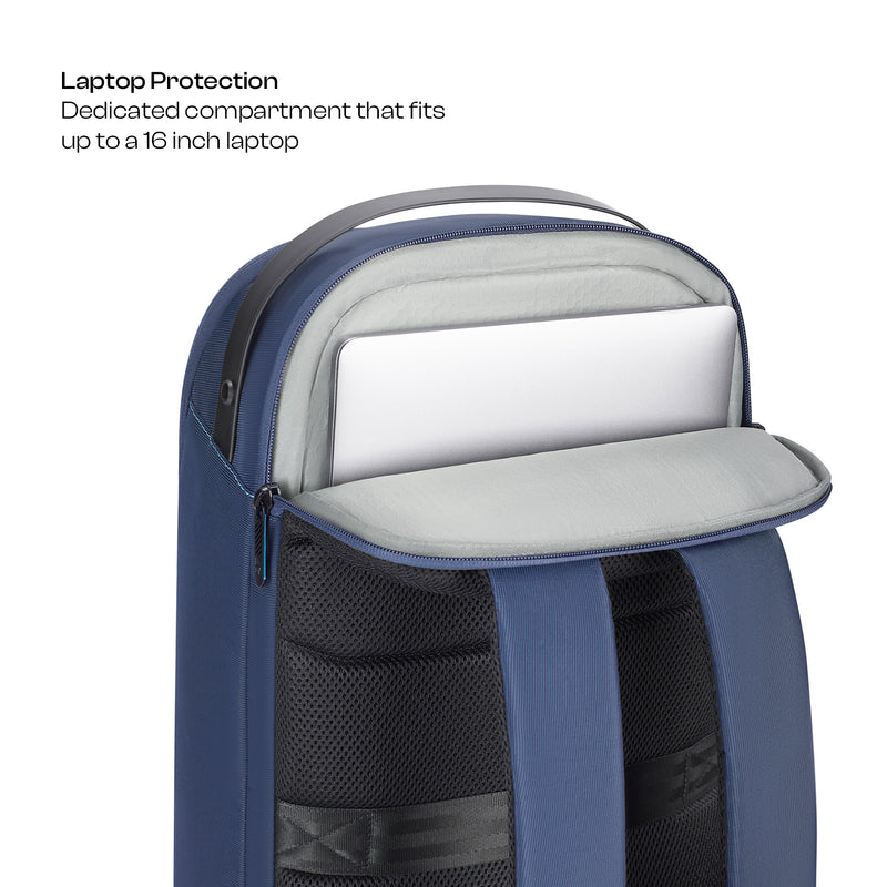 Downtown Workpack -Blue-Large | Urban Jungle at Broadway