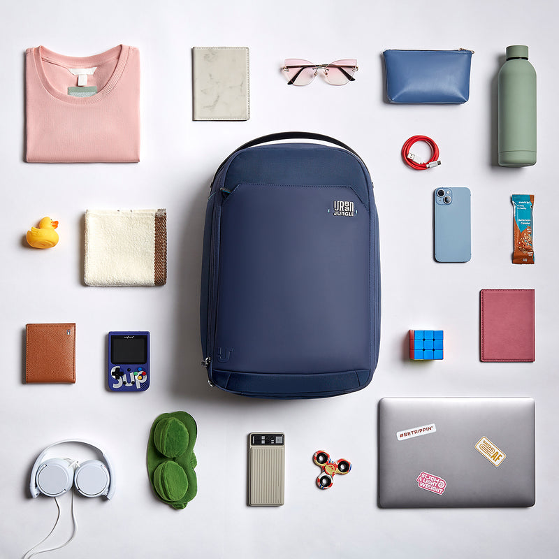 Downtown Workpack -Blue-Large | Urban Jungle at Broadway