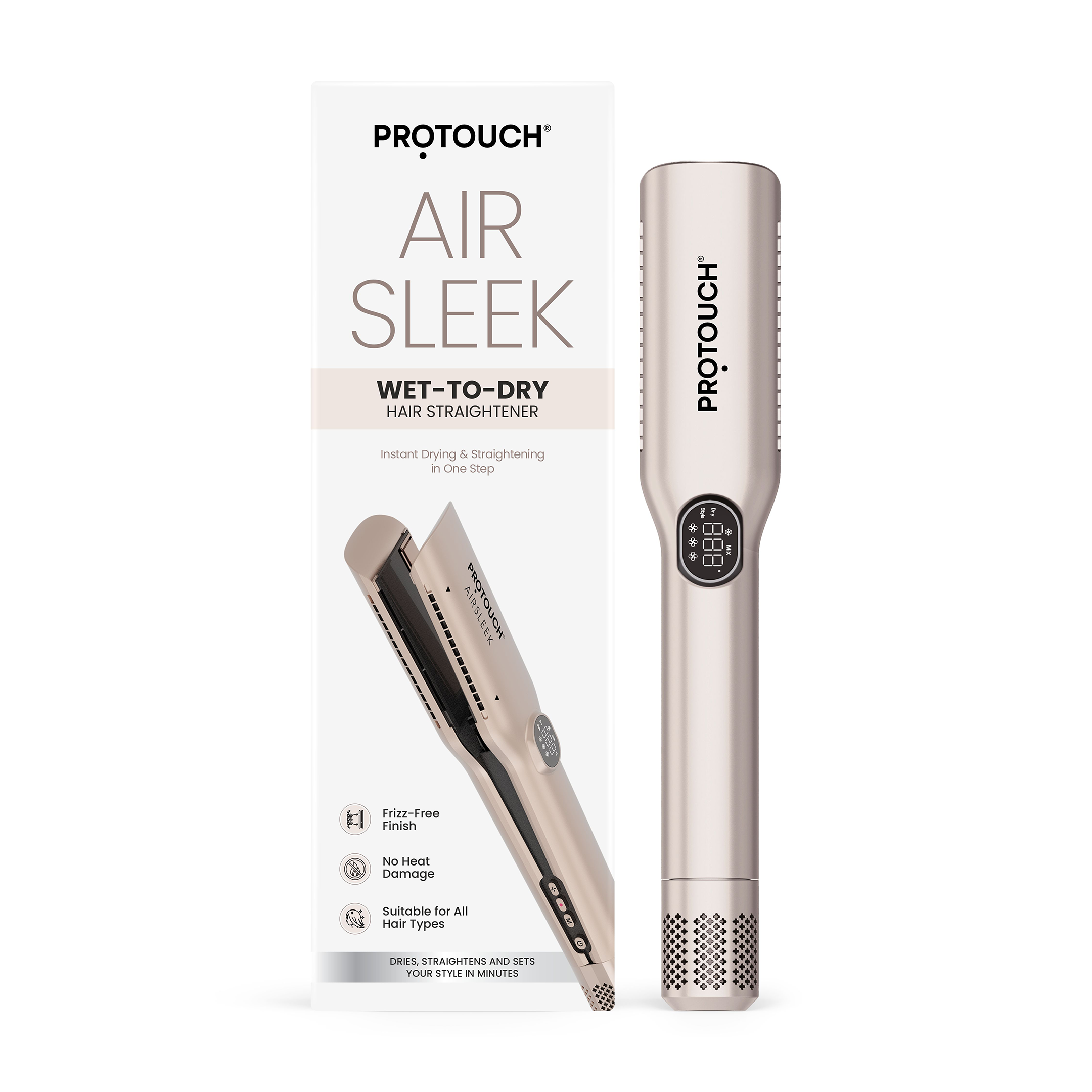 Protouch Air Sleek 2-In-1 Hair Straightener | Protouch at Broadway