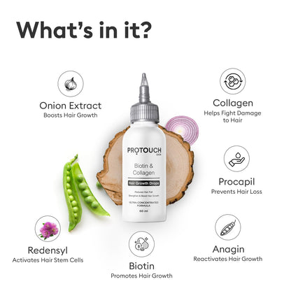 PROTOUCH Biotin & Collagen Hair Growth Drops