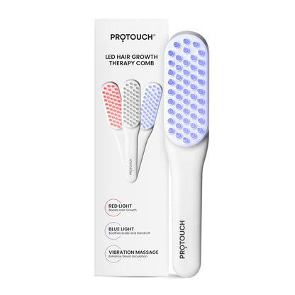 Protouch LED Hair Growth Therapy Comb | Vibrating Scalp Massage Comb | Protouch at Broadway